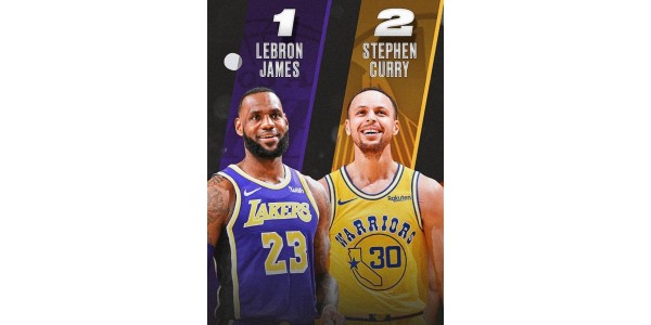 LeBron James slår Curry